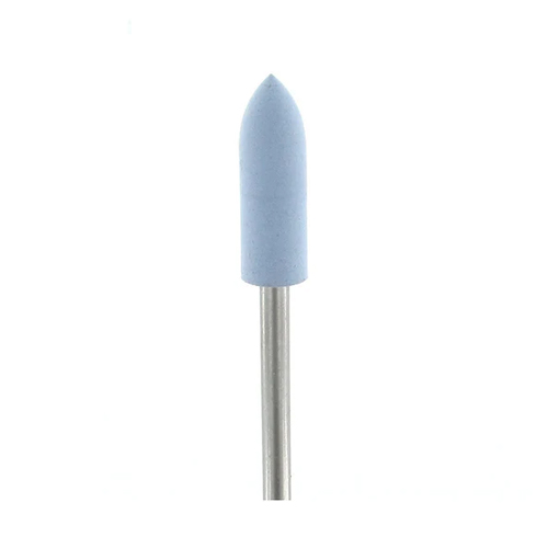 Abrasivo Silicone Ogiva com Perno Azul