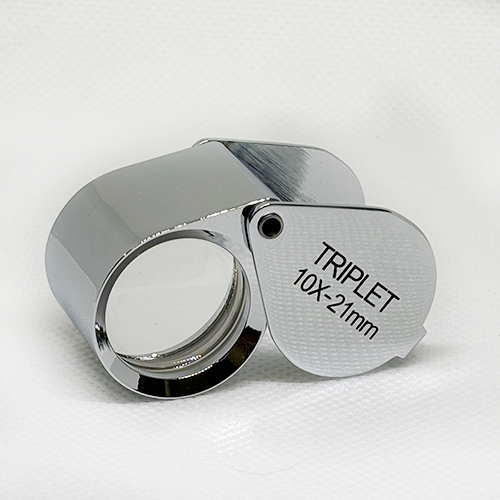 Lupa Triplet 10x 21mm Hexagonal